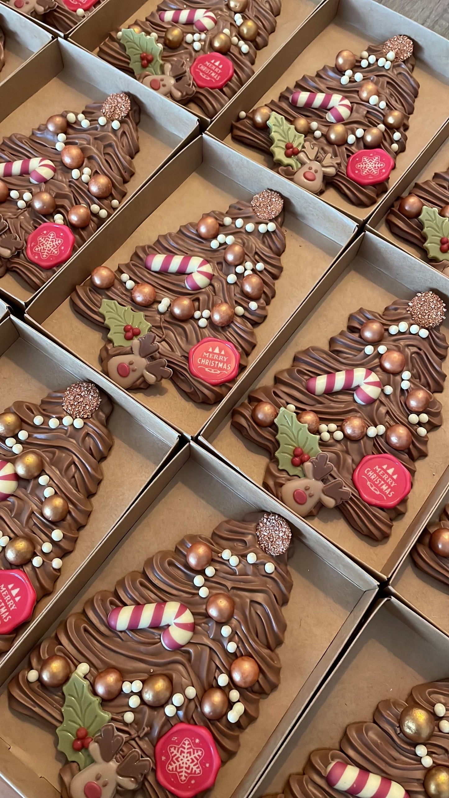 Chocolade kerstboom