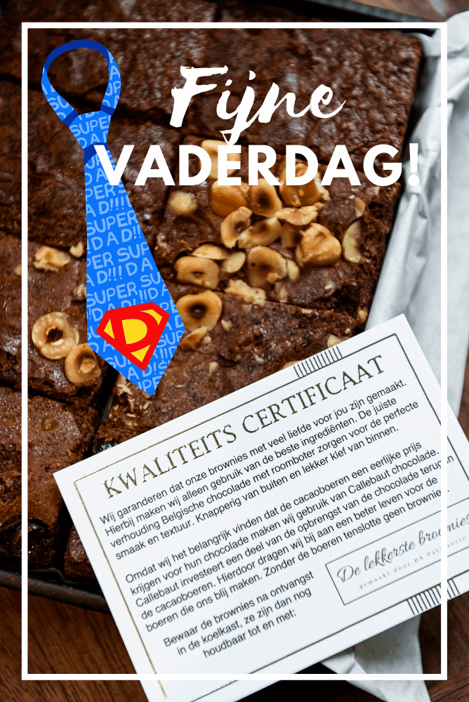 Vaderdag brownies | De Lekkerste Brownies