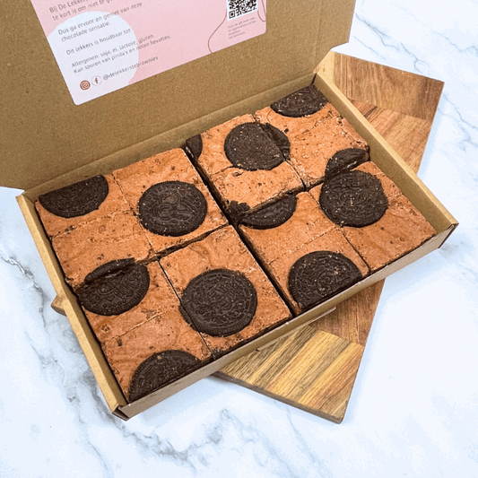 Brownies per post 16 stuks | 1 smaak | De Lekkerste Brownies