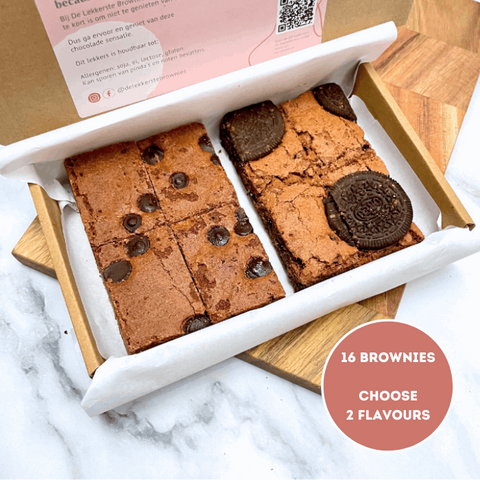 Postal - Brownies 16 pieces 2 flavours - NL